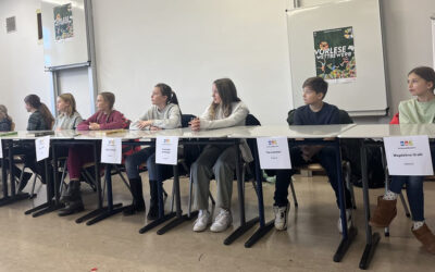 Lina siegt beim Vorlesewettbewerb