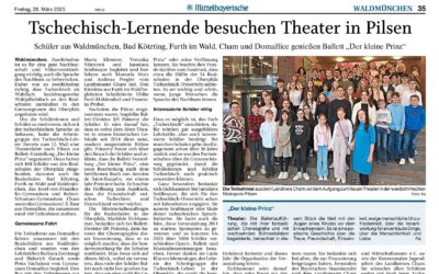 Tschechisch-Lernende besuchen Theater in Pilsen