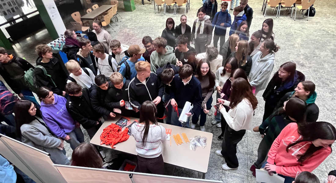 Großes Interesse am Stand