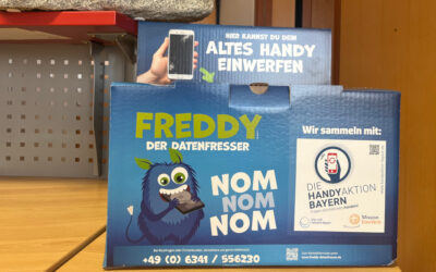 Unsere Schule beteiligt sich an der Handysammelaktion Bayern „Freddy Datenfresser“